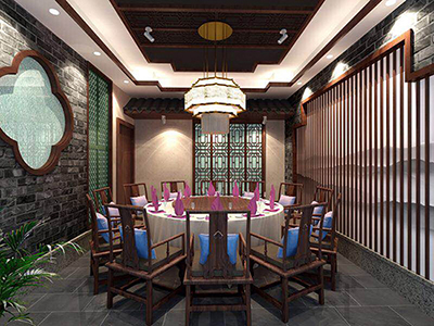 中式無錫餐廳裝修，魅力中國風(fēng)